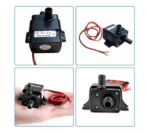 Mini pompa ad acqua sommergibile impermeabile senza spazzole con portata ultra silenziosa da 240 l/h, Mini Submersible Water Pump
