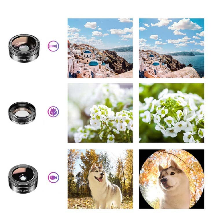 Set filtri fotografici APEXEL 11 in 1 per smartphone