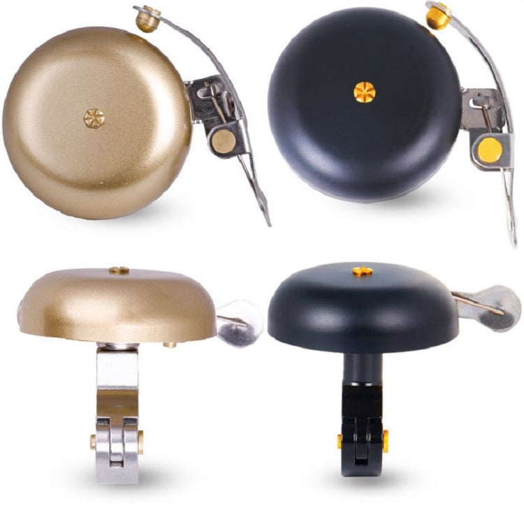 Campanello per bicicletta in ottone retrò con voce chiara, Bicycle Brass Bell(Black), Bicycle Brass Bell(Golden)