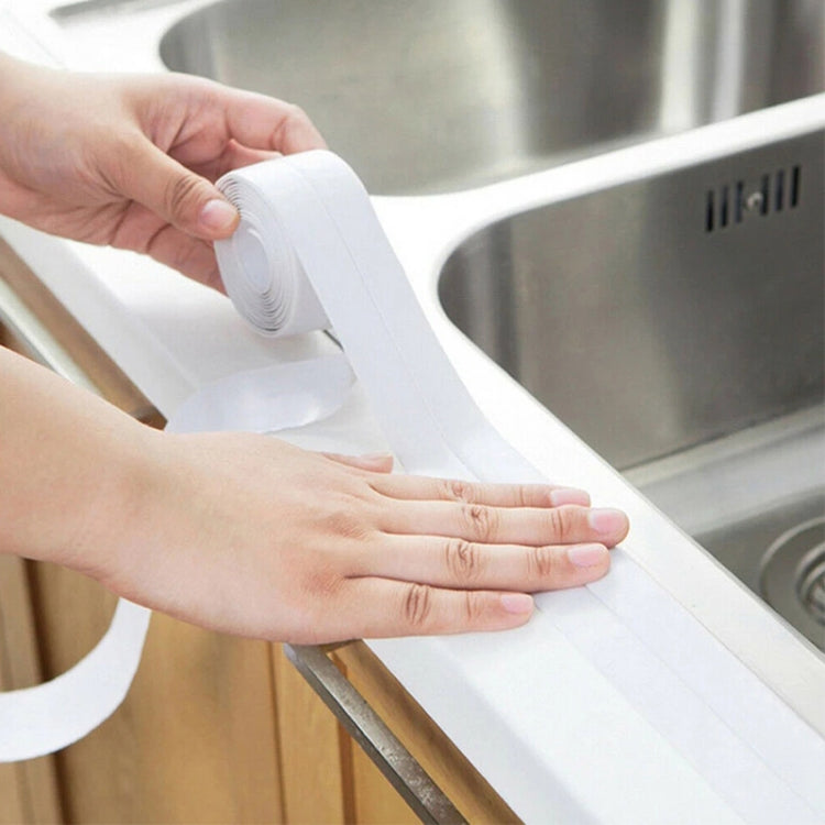 Nastro sigillante per pareti del bagno della cucina, materiale resistente in PVC, impermeabile, antimuffa, 3.8cm x 3.2m, 2.2cm x 3.2m