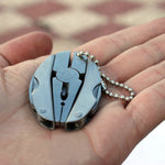 Cacciavite portachiavi con coltello pieghevole in acciaio inossidabile con pinza pieghevole multifunzione portatile, Knife Keychain Screwdriver