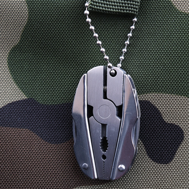 Cacciavite portachiavi con coltello pieghevole in acciaio inossidabile con pinza pieghevole multifunzione portatile, Knife Keychain Screwdriver