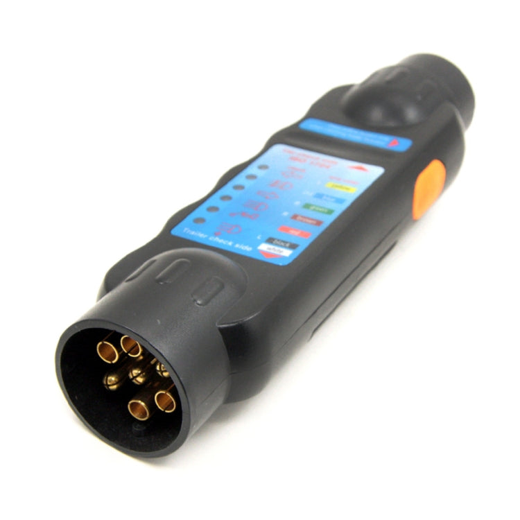 JHT4003 Strumento di test della luce del circuito di cablaggio del tester della presa del rimorchio del camion dell'automobile europeo 12V 7 pin, JHT4003  7 Pin
