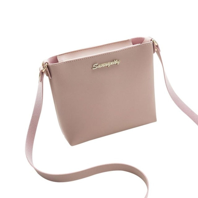 Borsa a tracolla da donna in PU con cerniera 25x20x10 cm