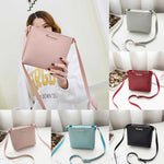 Borsa a tracolla da donna con cerniera solida Borsa a tracolla Borsa a tracolla per telefono