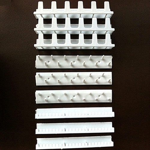 Ganci per gioielli adesivi per montaggio a parete 9 in 1, Blue, White