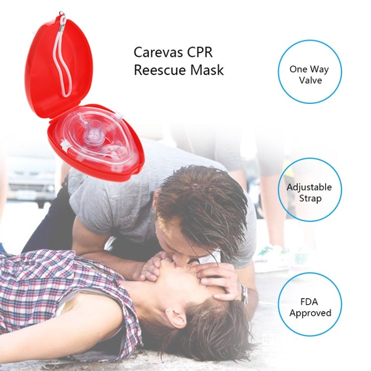 Rianimatore RCP Rescue Maschera di primo soccorso di emergenza Maschera per la respirazione Bocca Respirazione Strumenti con valvola unidirezionale