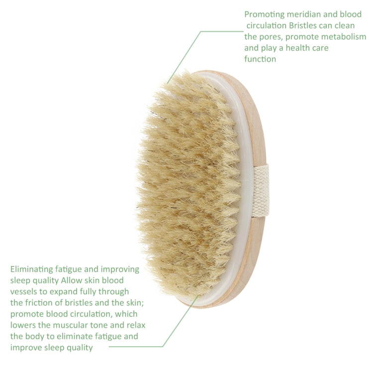Spazzola SPA in setole morbide naturali senza manico, Soft Natural Bristle