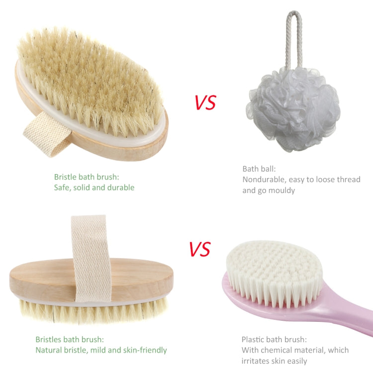 Spazzola SPA in setole morbide naturali senza manico, Soft Natural Bristle