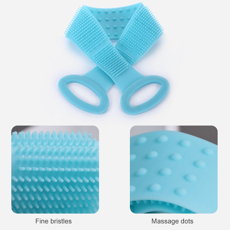 Spazzola da bagno con cinturino per massaggio in silicone Potente artefatto da bagno esfoliante per sfregamento