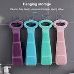 Spazzola da bagno con cinturino per massaggio in silicone Potente artefatto da bagno esfoliante per sfregamento