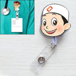 Simpatico badge retrattile con bobina per badge identificativo per studente infermiere, ID Name Card Badge