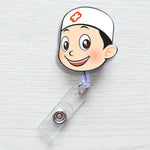 Simpatico badge retrattile con bobina per badge identificativo per studente infermiere, ID Name Card Badge