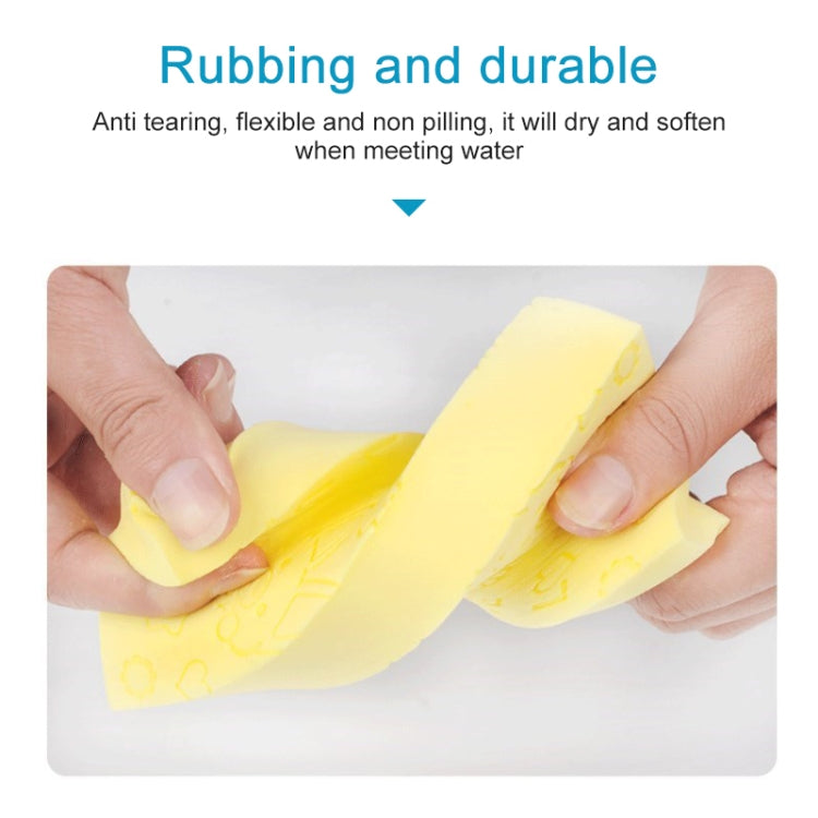 Scrub per la pulizia del corpo in spugna quadrata per bagno termale per baby shower