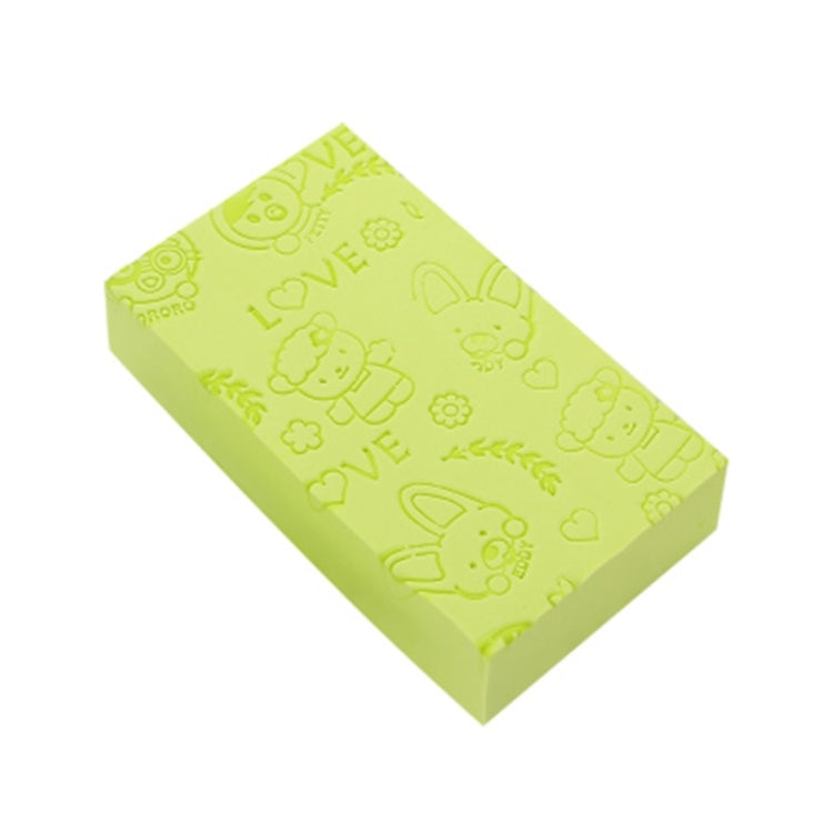 Scrub per la pulizia del corpo in spugna quadrata per bagno termale per baby shower