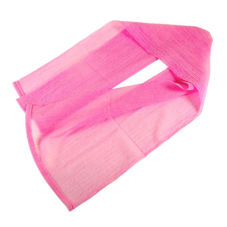 2 PCS Lunga Maglia di Nylon Bagno Doccia Lavaggio Del Corpo Pulito Esfoliante Soffio Scrub Asciugamano Panno Scrubber Corpo Viso Lavaggio Asciugamano per la pulizia