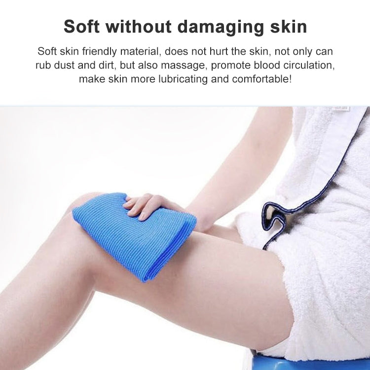 2 PCS Lunga Maglia di Nylon Bagno Doccia Lavaggio Del Corpo Pulito Esfoliante Soffio Scrub Asciugamano Panno Scrubber Corpo Viso Lavaggio Asciugamano per la pulizia
