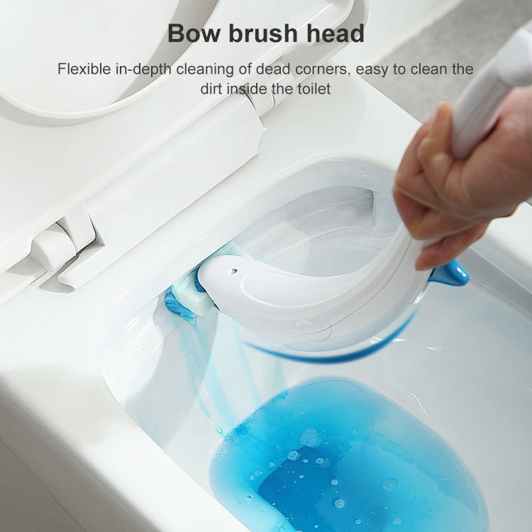Scopino per WC usa e getta Scopino per WC domestico con detersivo, Splicing, Dolphin, Replacement Core