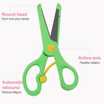 Forbici Elastiche di Sicurezza Coltello Color Caramella