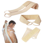 Morbida cura della pelle esfoliante spugna luffa cinghia posteriore bagno doccia massaggio corpo spa pulizia scrubber spazzola strumento, Soft Skin Loofah Sponge Back Strap