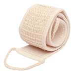 Morbida cura della pelle esfoliante spugna luffa cinghia posteriore bagno doccia massaggio corpo spa pulizia scrubber spazzola strumento, Soft Skin Loofah Sponge Back Strap