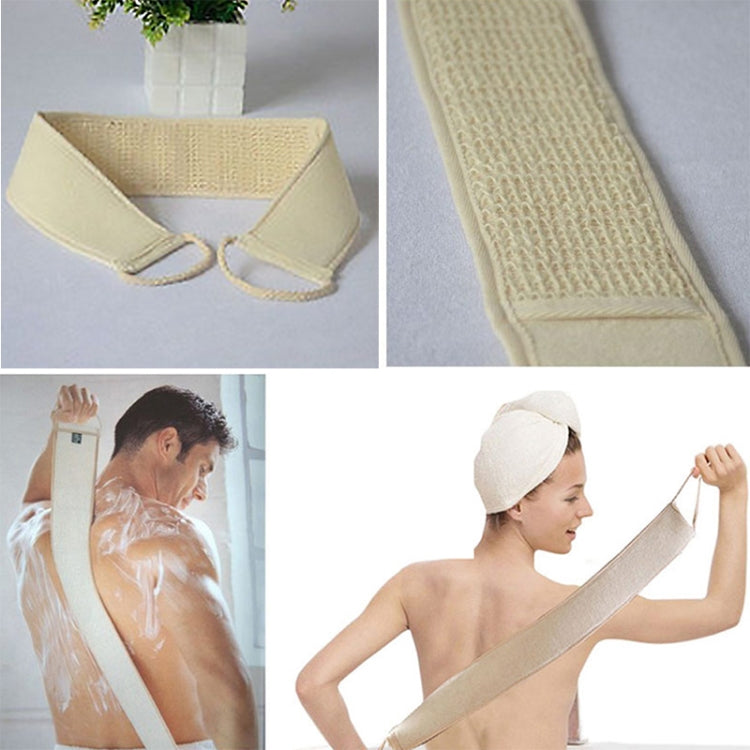 Morbida cura della pelle esfoliante spugna luffa cinghia posteriore bagno doccia massaggio corpo spa pulizia scrubber spazzola strumento, Soft Skin Loofah Sponge Back Strap