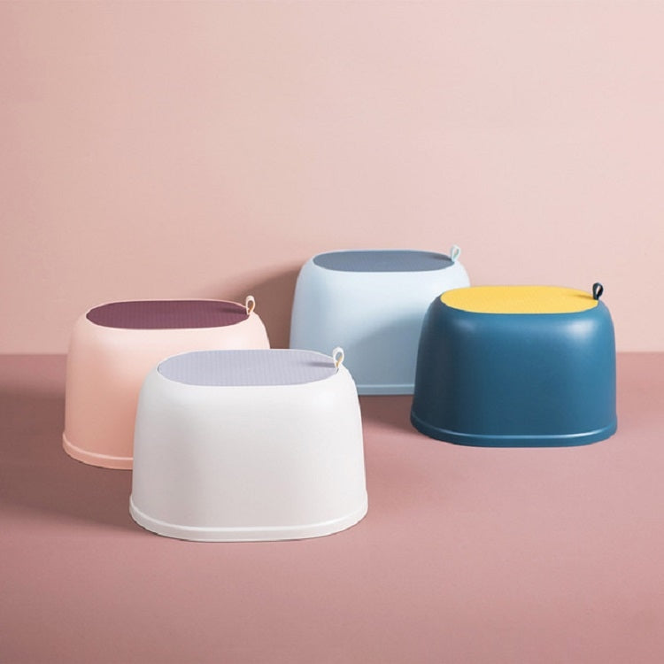 Sgabello antiscivolo in plastica per bambini, creativo e portatile da bagno