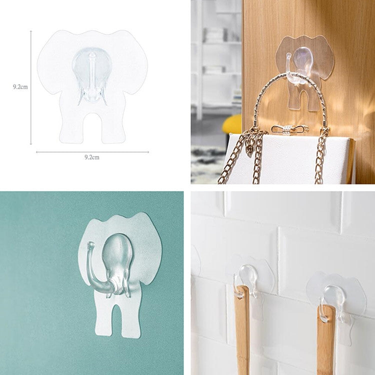 Gancio da parete impermeabile per bagno, cucina, creativo, da 10 pezzi, Waterproof Wall Hook
