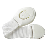 10 pezzi/lotto protezione per bambini con serratura per bambini che chiudono le porte per la sicurezza dei bambini serratura in plastica per bambini, 10 PCS  White