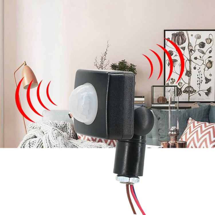 Interruttore faretti da parete con rilevatore di movimento a infrarossi PIR di sicurezza automatica, 10mm, 12mm
