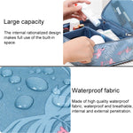 Borsa per cosmetici da viaggio imbottita impermeabile da donna portatile di grande capacità Borse per cosmetici per estetista Borsa per trucco da donna