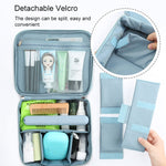 Borsa per cosmetici da viaggio imbottita impermeabile da donna portatile di grande capacità Borse per cosmetici per estetista Borsa per trucco da donna