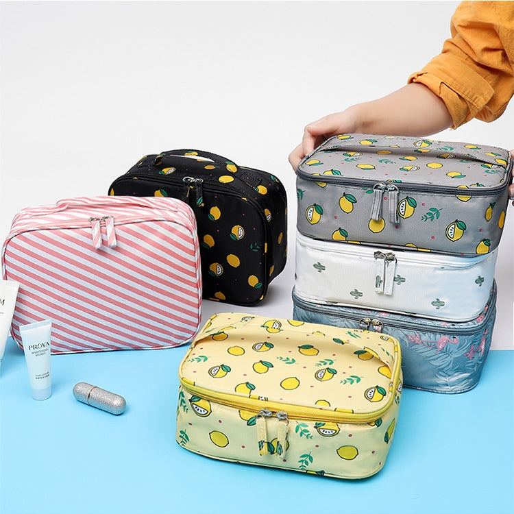 Borsa per cosmetici da viaggio imbottita impermeabile da donna portatile di grande capacità Borse per cosmetici per estetista Borsa per trucco da donna