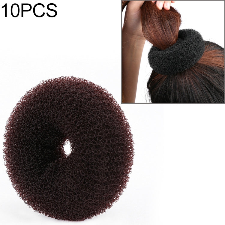 Anello per capelli a ciambella da donna elegante da 3 pezzi