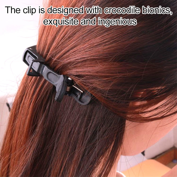 20 pezzi fermaglio per capelli professionale a forma di coccodrillo forcine per capelli in plastica da donna fascia per capelli strumenti per lo styling delle ragazze