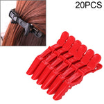 20 pezzi fermaglio per capelli professionale a forma di coccodrillo forcine per capelli in plastica da donna fascia per capelli strumenti per lo styling delle ragazze