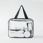Borse in PVC trasparente Organizzatore da viaggio Borsa per trucco trasparente Borsa per il lavaggio