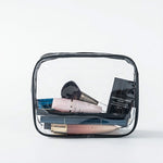 Borse in PVC trasparente Organizzatore da viaggio Borsa per trucco trasparente Borsa per il lavaggio