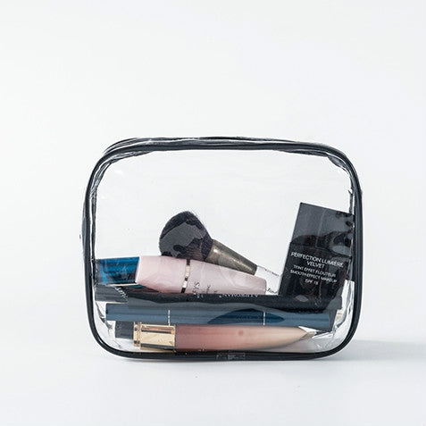Borse in PVC trasparente Organizzatore da viaggio Borsa per trucco trasparente Borsa per il lavaggio