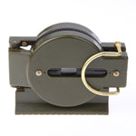 Bussola portatile pieghevole verde militare con lente multifunzione, mini strumento per arrampicata all'aperto, Army Green