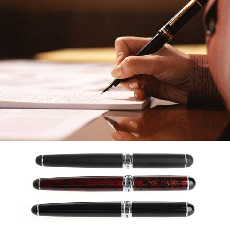 X750 Penna stilografica in acciaio inossidabile per cancelleria Penne a inchiostro con pennino medio Regalo per la scuola, 0.5mm, 1.1mm