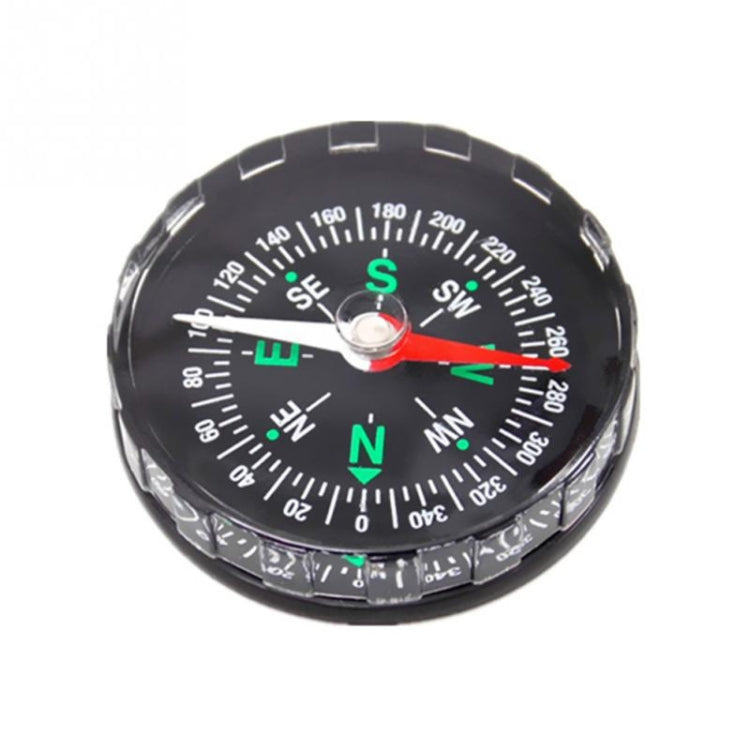 Mini bussola precisa portatile da 10 pezzi Guida pratica per l'escursionismo in campeggio Bussola con design a pulsante di sopravvivenza per navigazione a nord, 45mm