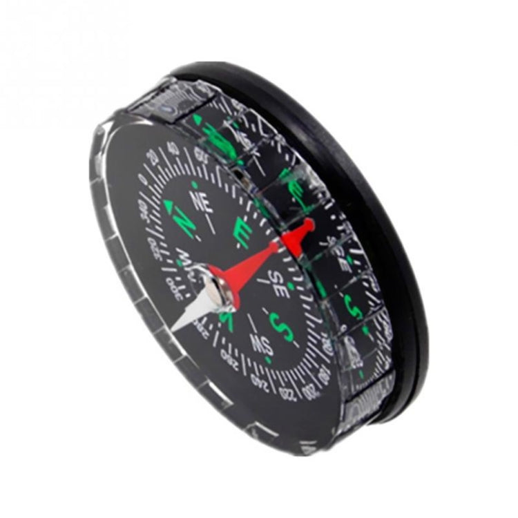 Mini bussola precisa portatile da 10 pezzi Guida pratica per l'escursionismo in campeggio Bussola con design a pulsante di sopravvivenza per navigazione a nord, 45mm