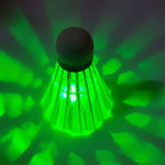 Badminton durevole con luce a LED in piuma d'oca a LED 4 in 1