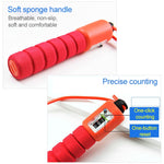 Corde per saltare con contatore Sport Fitness Velocità veloce regolabile Conteggio Corda per saltare Filo per saltare