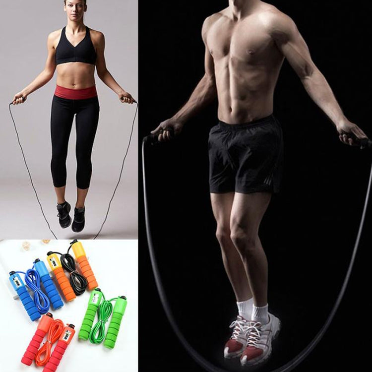 Corde per saltare con contatore Sport Fitness Velocità veloce regolabile Conteggio Corda per saltare Filo per saltare
