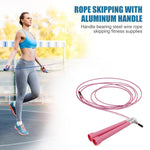Corda per saltare fitness regolabile per saltare in filo d'acciaio, lunghezza: 3 m, Steel Wire Jump Rope (Megenta), Steel Wire Jump Rope (Black), Steel Wire Jump Rope (Blue), Steel Wire Jump Rope (Grey), Steel Wire Jump Rope (Green)                    ...