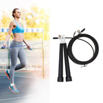 Corda per saltare fitness regolabile per saltare in filo d'acciaio, lunghezza: 3 m, Steel Wire Jump Rope (Megenta), Steel Wire Jump Rope (Black), Steel Wire Jump Rope (Blue), Steel Wire Jump Rope (Grey), Steel Wire Jump Rope (Green)                    ...
