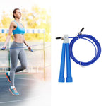 Corda per saltare fitness regolabile per saltare in filo d'acciaio, lunghezza: 3 m, Steel Wire Jump Rope (Megenta), Steel Wire Jump Rope (Black), Steel Wire Jump Rope (Blue), Steel Wire Jump Rope (Grey), Steel Wire Jump Rope (Green)                    ...
