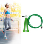 Corda per saltare fitness regolabile per saltare in filo d'acciaio, lunghezza: 3 m, Steel Wire Jump Rope (Megenta), Steel Wire Jump Rope (Black), Steel Wire Jump Rope (Blue), Steel Wire Jump Rope (Grey), Steel Wire Jump Rope (Green)                    ...